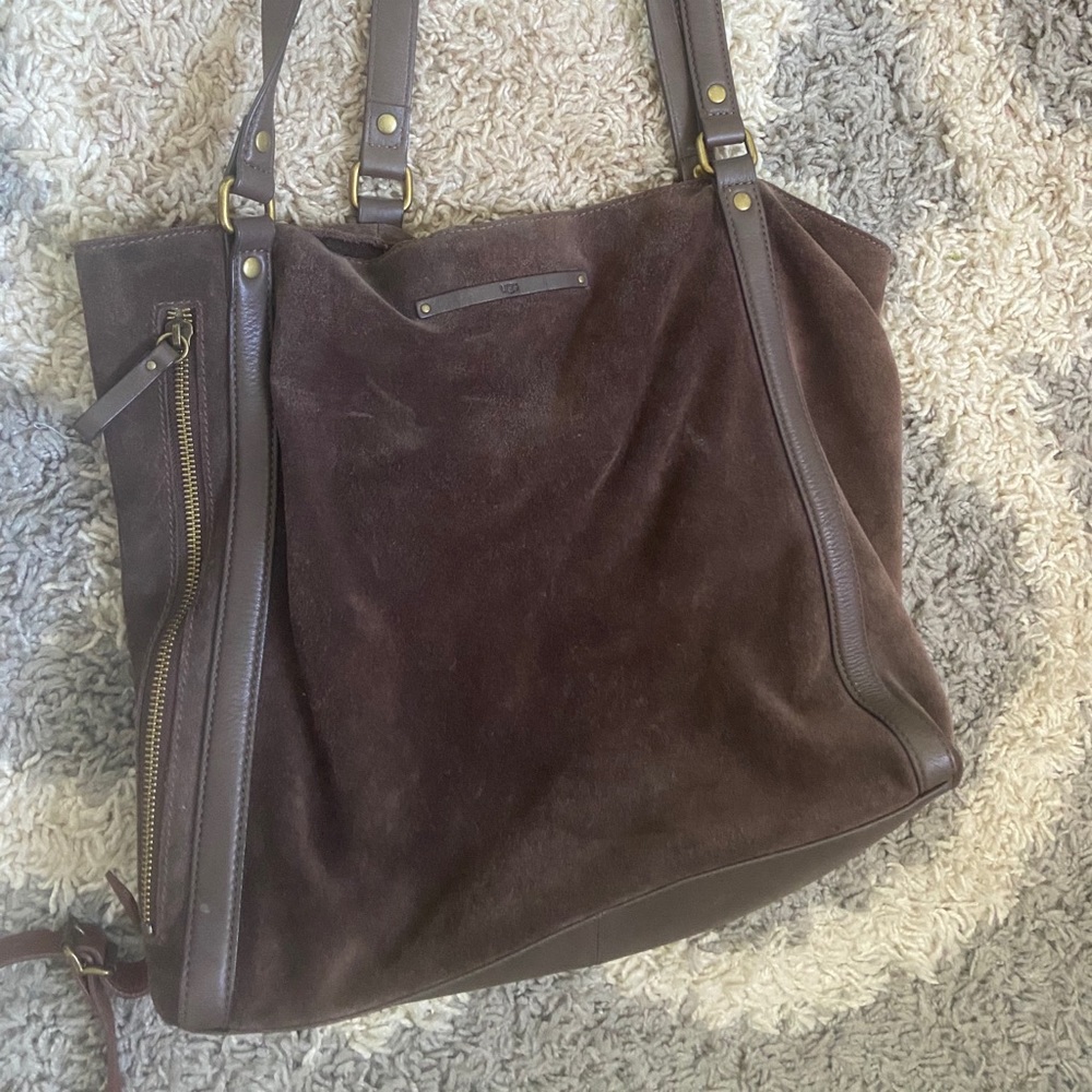 Large Ugg Suede bucket bag